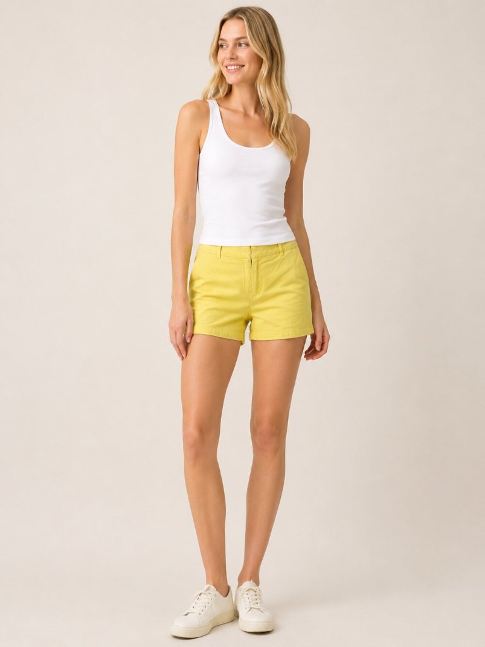 2/$30 Land N Sea Stretch Chino Bermuda Short Yellow 12 #A4271